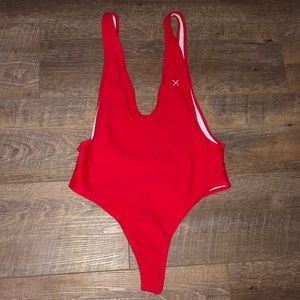One piece bathing suit